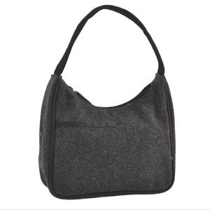 Prada Dark Gray Shoulder Bag